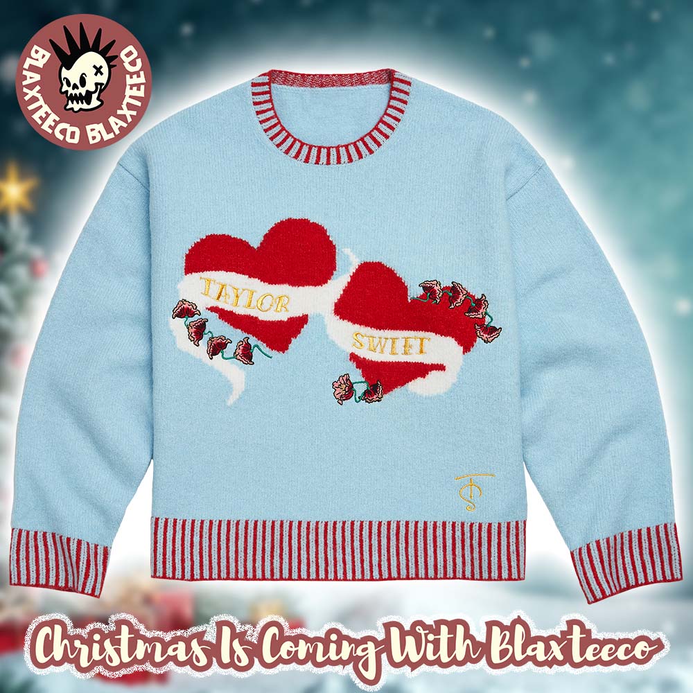 Taylor Swift The Holiday Collection 2025 Heart Knit Holiday Christmas Sweater Taylor Swift The Holiday Collection 2025 Heart Knit Holiday Christmas Sweater