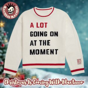 Taylor Swift The Holiday Collection 2025 Red Taylor’s Version A Lot Going On At The Moment Knit Holiday Christmas Sweater