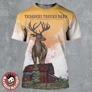 Tedeschi Trucks Band Franklin Tennessee 2025 Venue Poster At FirstBank Amphitheater On October 15 2025 All Over Print Shirt