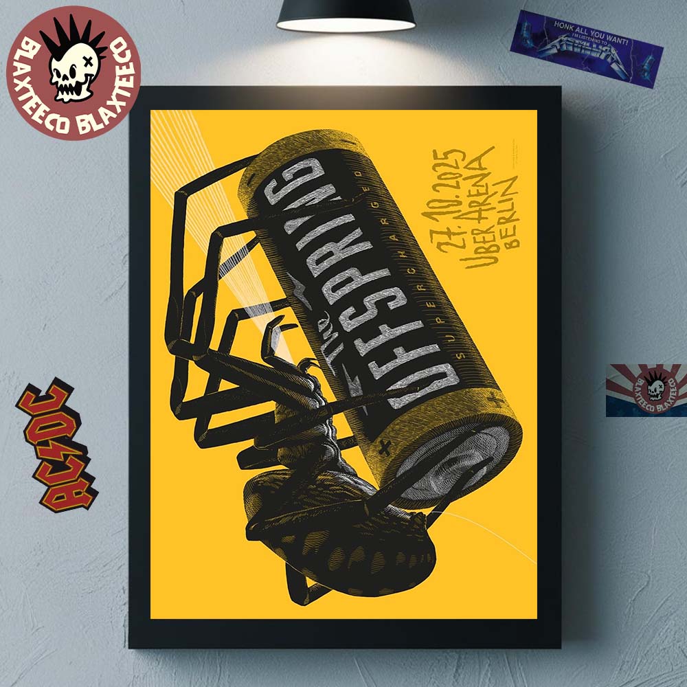 The Offspring Berlin Germany 2025 Tonight Poster At Uber Arena On October 27 2025 Home Decor Poster Canvas The Offspring Berlin Germany 2025 Tonight Poster At Uber Arena On October 27 2025 Home Decor Poster Canvas