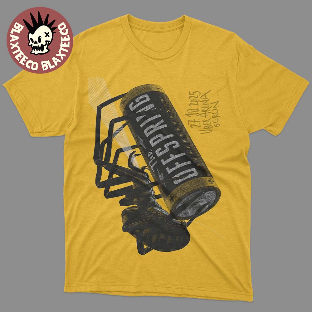 The Offspring Berlin Germany 2025 Tonight Poster At Uber Arena On October 27 2025 T-Shirt The Offspring Berlin Germany 2025 Tonight Poster At Uber Arena On October 27 2025 T-Shirt