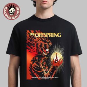 The Offspring Paris France 2025 Event Poster At La Defense Arena On November 8 2025 T-Shirt