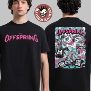 The Offspring Supercharged Tour Madrid Spain 2025 Venue Poster At Palacio Vistalegre On September 26 2025 Two Sided T-Shirt