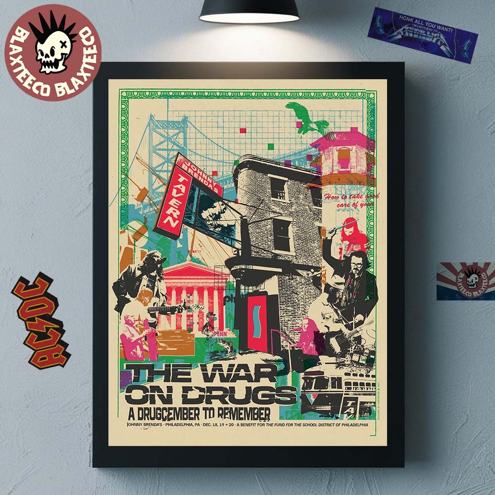 The War On Drugs A Drugcember To Remember In Philadelphia PA On December 18 19 20 2025 Home Decor Poster Canvas The War On Drugs A Drugcember To Remember In Philadelphia PA On December 18 19 20 2025 Home Decor Poster Canvas