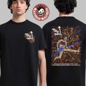 The Who Las Vegas Nevada 2025 Event Tee At MGM Grand Garden Arena On September 28 2025 Two Sided T-Shirt