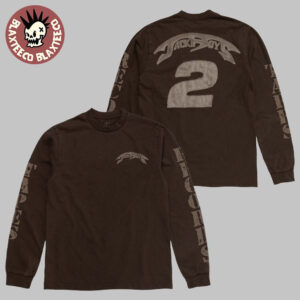 Travis Scott Jackboys 2 Merch Logo Tapes Records Longsleeve T-Shirt