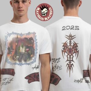 Travis Scott Reading And Leeds Festival 2025 Merch Tee On August 22 And 24 2025 White T-Shirt