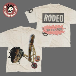 Travis Scott Rodeo 10 Years Anniversary Chain T-Shirt