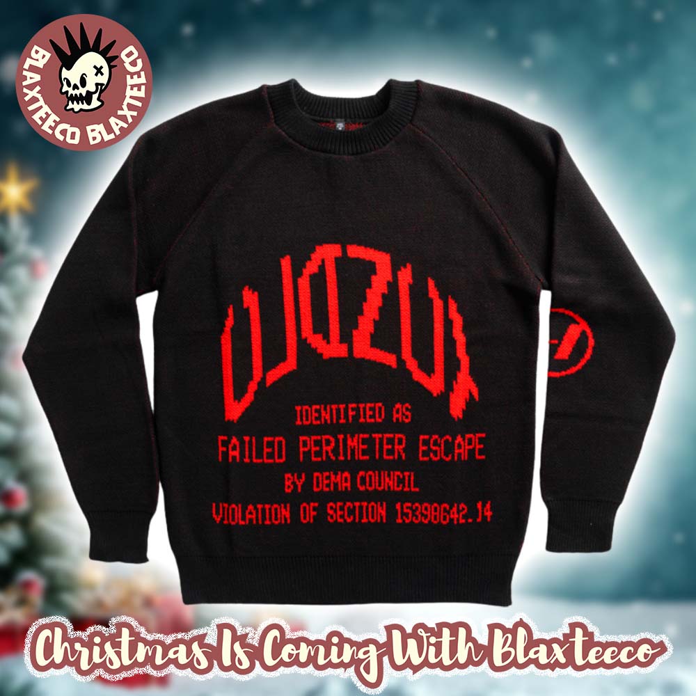 Twenty One Pilots Clancy 2025 Identified As Failed Perimeter Escape Knit Christmas Sweater