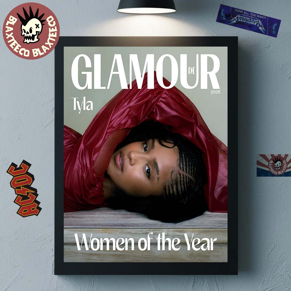 Tyla Graces The Cover Of Glamour Magazine's Women Of The Year Issue 2025 Home Decor Poster Canvas
