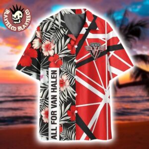 Van Halen All For Van Halen Floral Tropical Style 2025 Hawaiian Shirt