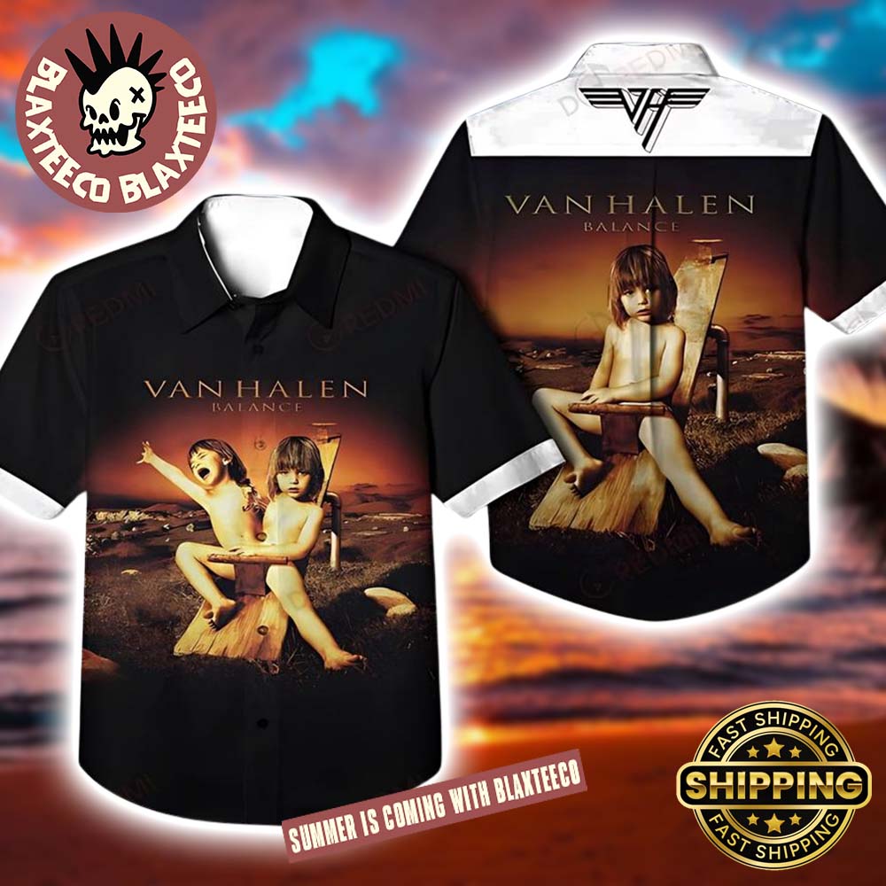 Van Halen Balance 1995 Album Cover Classic 2025 Summer Hawaiian Shirt Van Halen Balance 1995 Album Cover Classic 2025 Summer Hawaiian Shirt