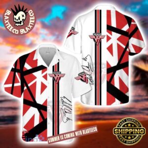 Van Halen Hard Rock Band Signature Hawaiian Shirt For Fans