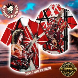 Van Halen The Best Of Both Worlds 2004 Album Summer 2025 Vintage Hawaiian Shirt For Fans