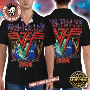 Van Halen Tour Of The World 1984 Vintage For Fans Summer 2025 Hawaiian Shirt