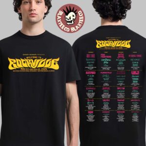 Welcome To Rockville 2026 In Daytona Beach Florida Full Lineup At Daytona International Speedway From May 7 To 10 2026 Two Sided T-Shirt
