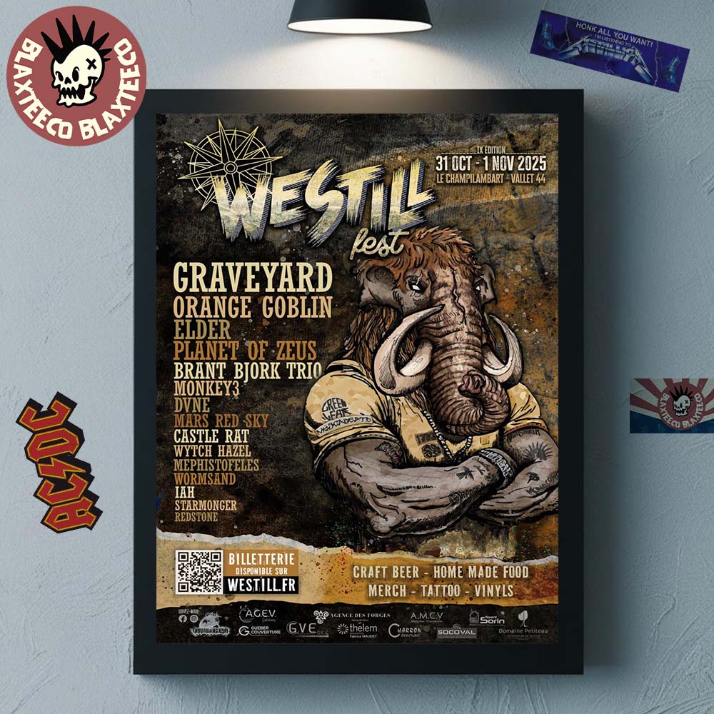 Westill Fest 2025 Official Lineup Poster In Vallet France At Le Champilambart On October 31 And November 1 2025 Home Decor Poster Canvas Westill Fest 2025 Official Lineup Poster In Vallet France At Le Champilambart On October 31 And November 1 2025 Home Decor Poster Canvas