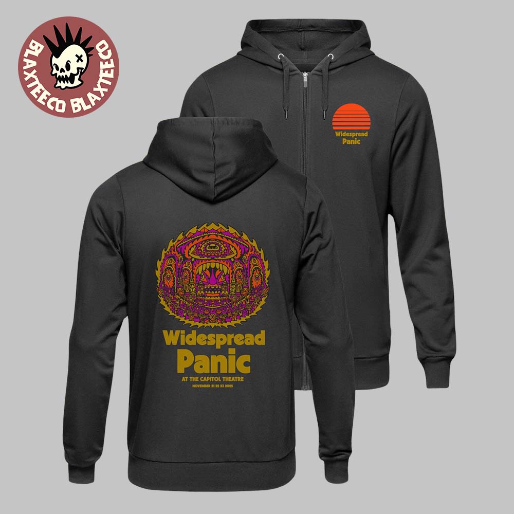 Widespread Panic Port Chester New York 2025 Event Hoodie At The Capitol Theatre On November 21 22 23 2025 Two Sided Zip Up Hoodie Widespread Panic Port Chester New York 2025 Event Hoodie At The Capitol Theatre On November 21 22 23 2025 Two Sided Zip Up Hoodie