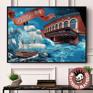Widespread Panic Port Chester New York 2025 Event Mini Poster At The Capitol Theatre On November 21 22 23 2025 Landscape Poster Canvas