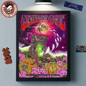 Widespread Panic Savannah Georgia 2025 Merch Event Poster At Enmarket Arena On October 31 And November 1 2025 Halloween Run Poster Canvas