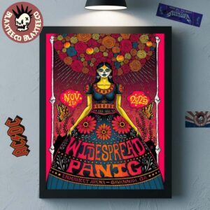 Widespread Panic Savannah Georgia 2025 Merch Night 2 Event Poster At Enmarket Arena On November 1 2025 Decor Poster Canvas