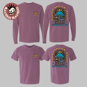 Widespread Panic Savannah Georgia 2025 Merch Tee At Enmarket Arena On October 31 And November 1 2025 Purple Long Sleeve T-Shirt