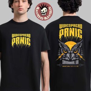 Widespread Panic Savannah Georgia 2025 Merch Tee At Enmarket Arena On October 31 And November 1 2025 The Owl Art T-Shirt