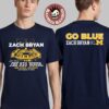 Zach Bryan x Michigan Wolverines Live From The Big House Ann Arbor Michigan On September 27 2025 Go Blue Yellow Golden T-Shirt
