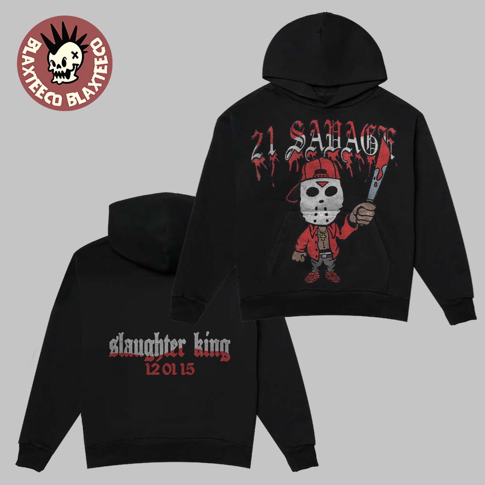 21 Savage Slaughter King 10 Years Anniversary Hoodie 21 Savage Slaughter King 10 Years Anniversary Hoodie