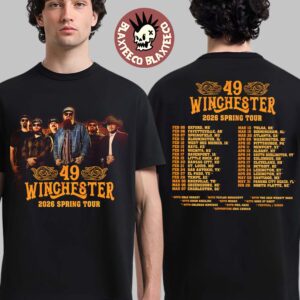 49 Winchester 2026 Spring Tour North American City Dates Two Sided T-Shirt