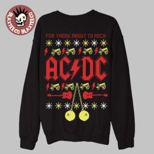 ACDC For Those About To Rock Festive 2025 Holiday Sweater