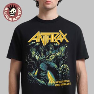 Anthrax Spreading The Disease 40th Anniversary Electric Fence T-Shirt