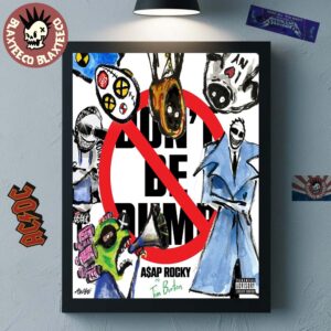 Asap Rocky Don’t Be Dumb Official Album Cover Home Decor Poster Canvas