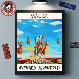 Avenged Sevenfold Magic Single Cover Art Home Decor Poster Canvas
