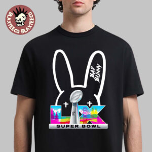 Bad Bunny X NFL Super Bowl LIX Collab Logo Unisex T-Shirt