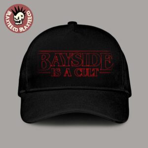 Bayside X Stranger Things Bayside Is A Cult Logo Classic Cap Hat Snapback