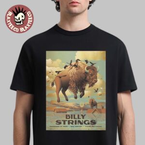 Billy Strings Tulsa Oklahoma 2025 Event Poster At Bok Center On December 10 2025 The Flying Bison Art T-Shirt