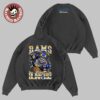 Blink 182 X Los Angeles Rams Airbrush Bunny Wide Receiver White T-Shirt Blink 182 X Los Angeles Rams Airbrush Bunny Wide Receiver White T-Shirt