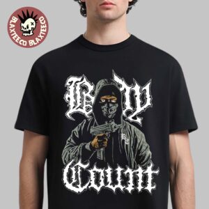 Body Count Cortada Bandana Merch Masked Punk T-Shirt
