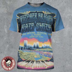 Butcher Brown And Nate Smith Richmond Virginia 2026 Event Poster At The National On January 24 2026 All Over Print Shirt