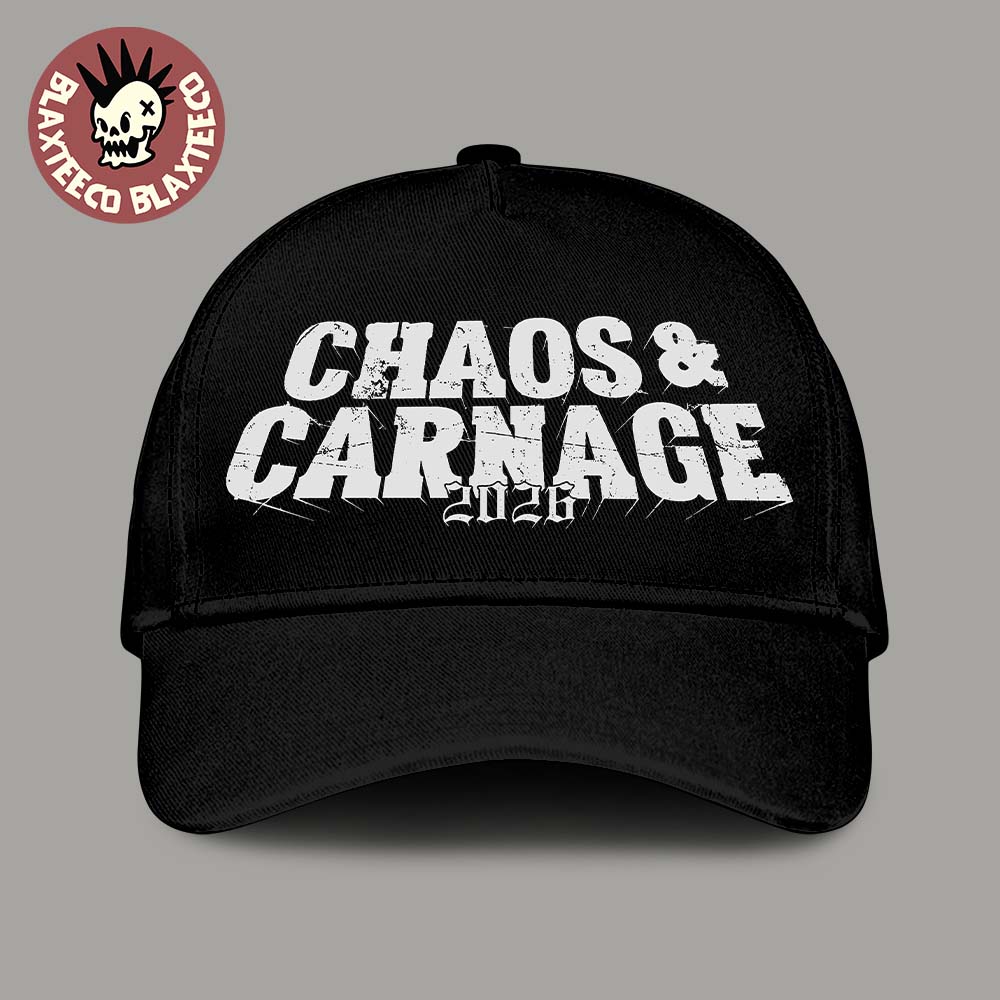 Chaos And Carnage 2026 Festival Tour Logo Classic Cap Hat Snapback Chaos And Carnage 2026 Festival Tour Logo Classic Cap Hat Snapback