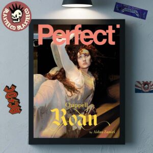 Chappell Roan Graces The Cover Of Perfect Magazine 2025 Issue Home Decor Poster Canvas