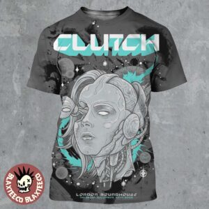 Clutch London Roundhouse 2025 Event Poster On December 20 2025 All Over Print Shirt