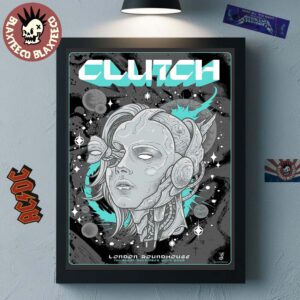 Clutch London Roundhouse 2025 Event Poster On December 20 2025 Home Decor Poster Canvas