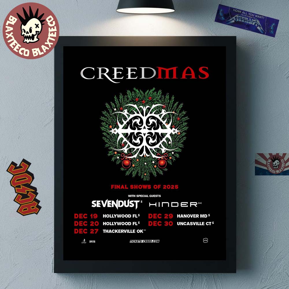 Creed Creedmas 2025 Final Shows Of 2025 Christmas On December Schedule Dates Home Decor Poster Canvas Creed Creedmas 2025 Final Shows Of 2025 Christmas On December Schedule Dates Home Decor Poster Canvas