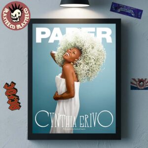 Cynthia Erivo Graces The Cover Of Paper Magazine Home Decor Poster Canvas