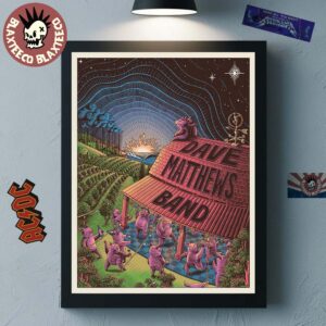 Dave Matthews Band The Pig Song Poster Art Limited Edition Home Decor Poster Canvas