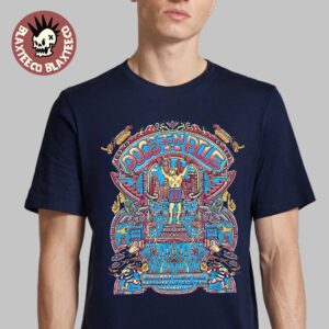 Dogs In A Pile Ardmore Pennsylvania 2025 Event Poster At Ardmore Music Hall On December 18 19 20 21 2025 Rocky Statue Art T-Shirt