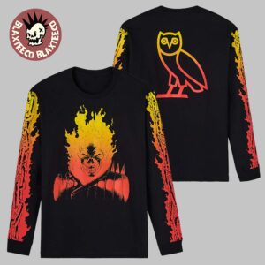 Drake OVO X Marvel Ghost Rider It Long Sleeve T-Shirt