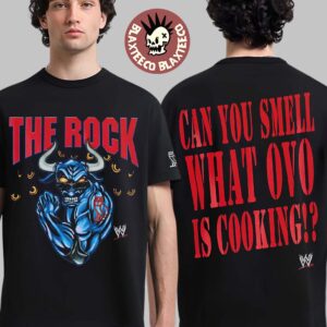 Drake OVO X WWE Collection Can You Smell What OVO Is Cooking The Rock T-Shirt